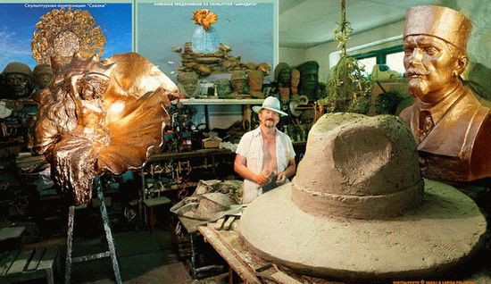 Скульптор "Белой шляпы" Поляков Василий Петрович