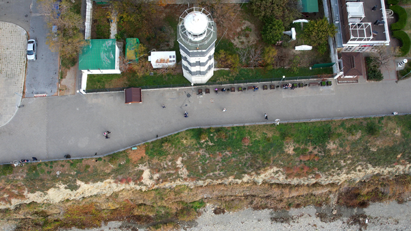 Маяк Анапы с высоты Маяк Анапы с высоты